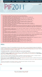 Mobile Screenshot of pif2011.ua.ac.be