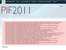 Tablet Screenshot of pif2011.ua.ac.be
